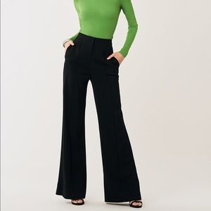 DVF high waisted flare power pants